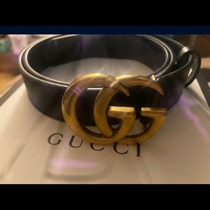 Gucci gold belt